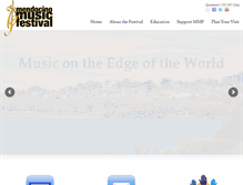 Tablet Screenshot of mendocinomusic.org